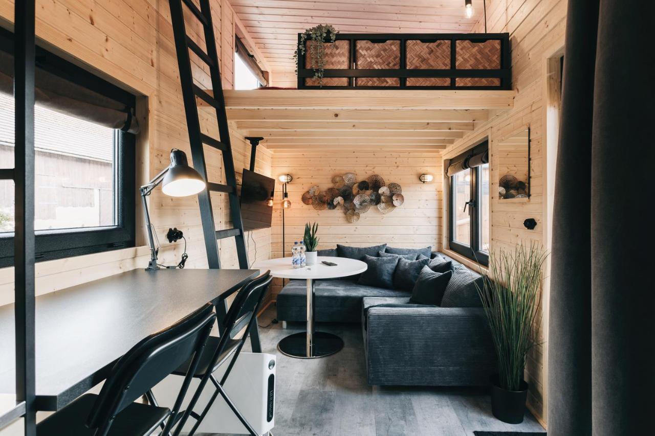 Idyllisches Tiny House Mit Sauna Löbau المظهر الخارجي الصورة