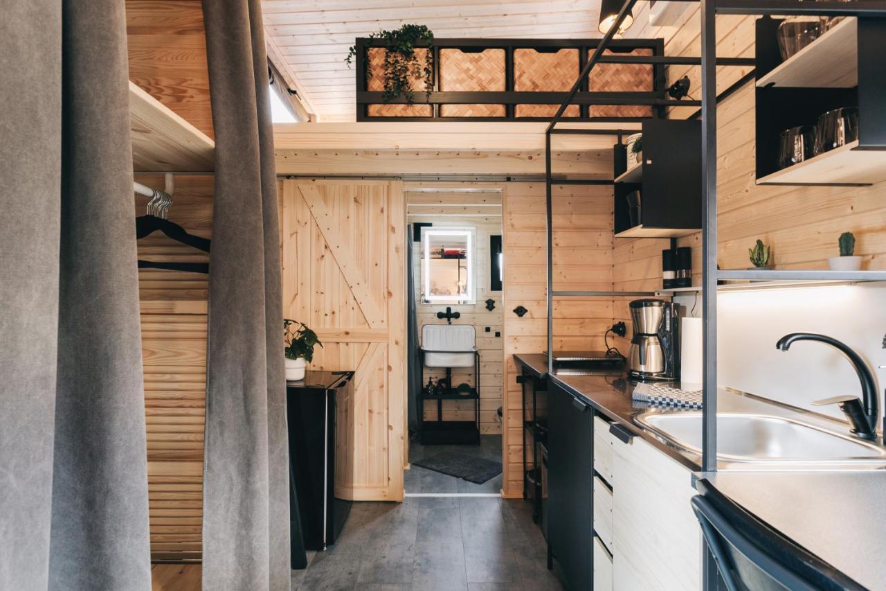 Idyllisches Tiny House Mit Sauna Löbau المظهر الخارجي الصورة