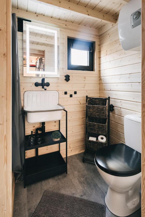 Idyllisches Tiny House Mit Sauna Löbau المظهر الخارجي الصورة