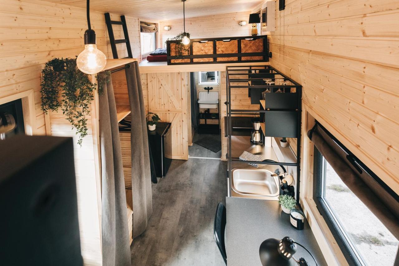 Idyllisches Tiny House Mit Sauna Löbau المظهر الخارجي الصورة