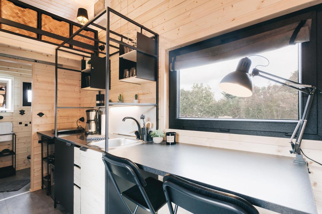 Idyllisches Tiny House Mit Sauna Löbau المظهر الخارجي الصورة