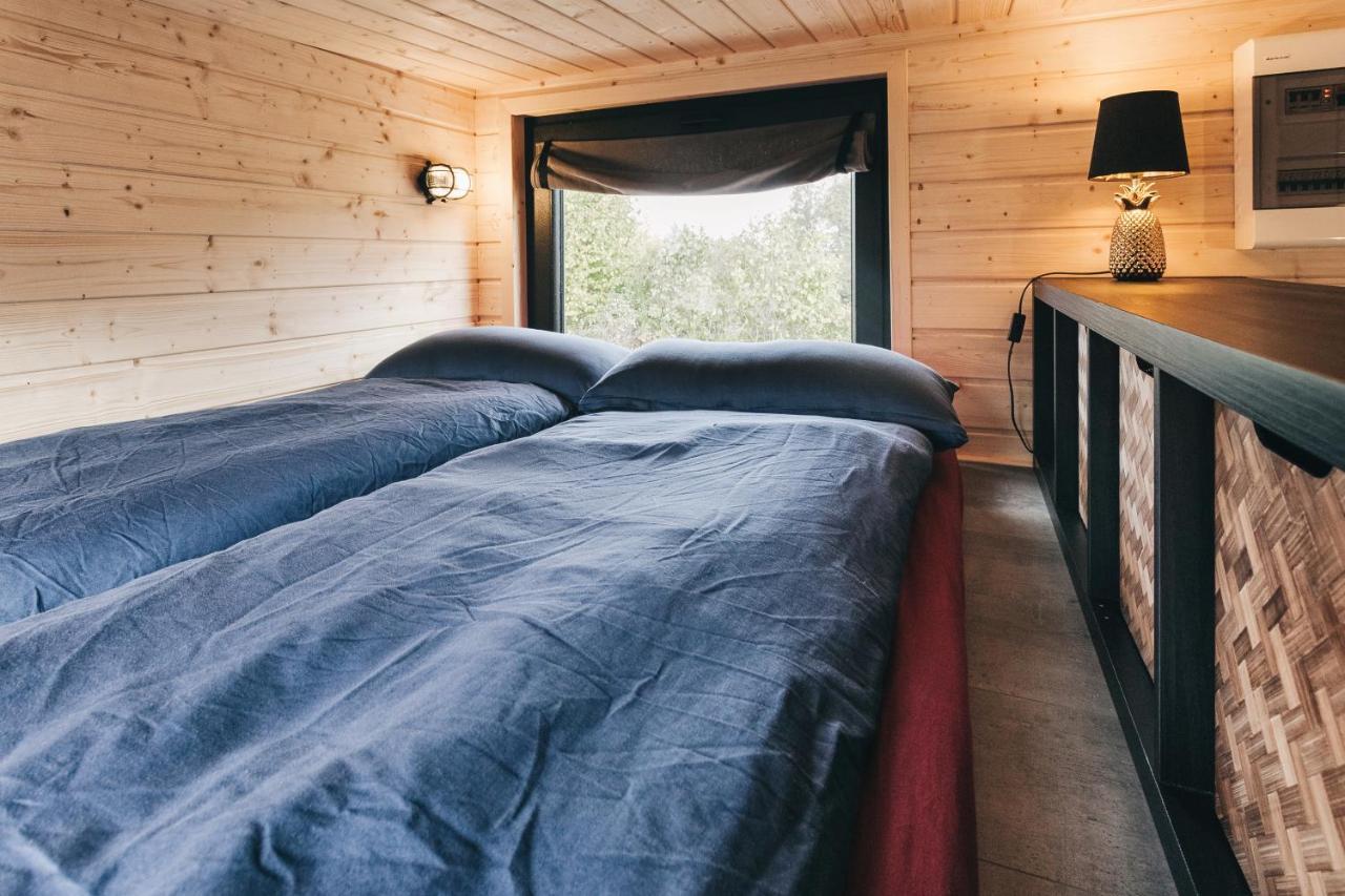 Idyllisches Tiny House Mit Sauna Löbau المظهر الخارجي الصورة