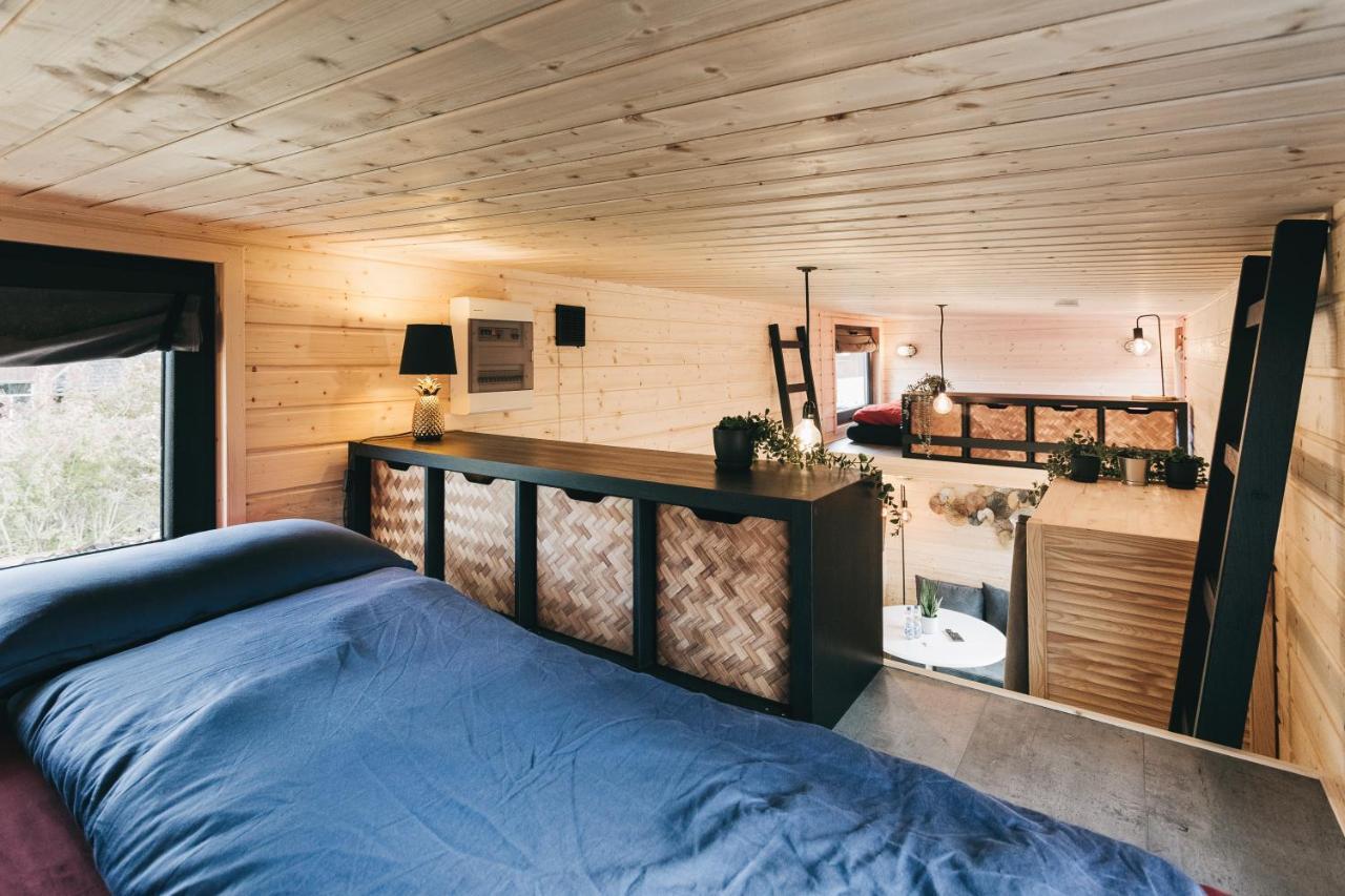 Idyllisches Tiny House Mit Sauna Löbau المظهر الخارجي الصورة